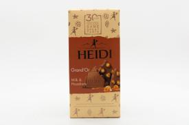 Шоколад HEIDI Chocolat S.A. GRAND'OR MILK & HAZELNUTS (Молочный с фундуком) 100гр